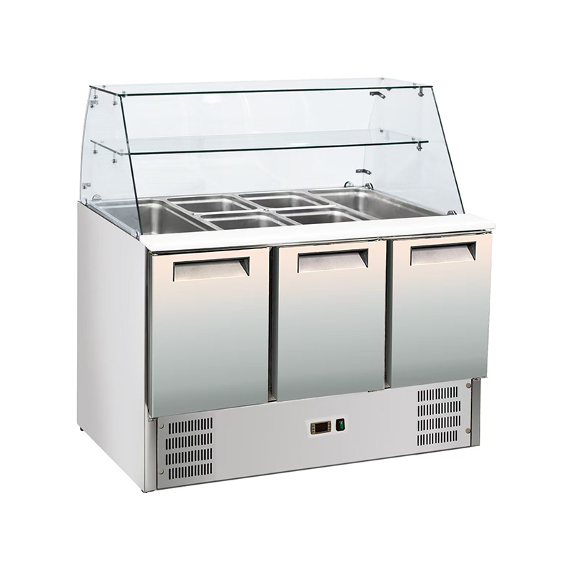 Refrigerated Salad Bar Glass Top S903 SQ-C