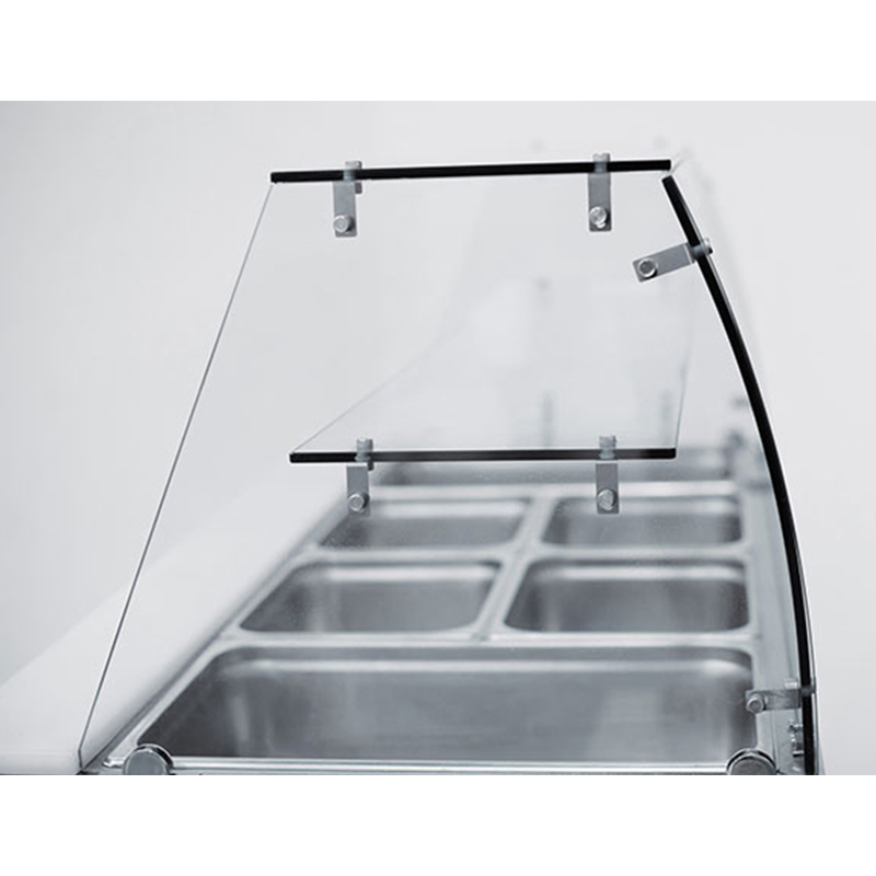 Refrigerated Salad Bar Glass Top S901 SQ-C