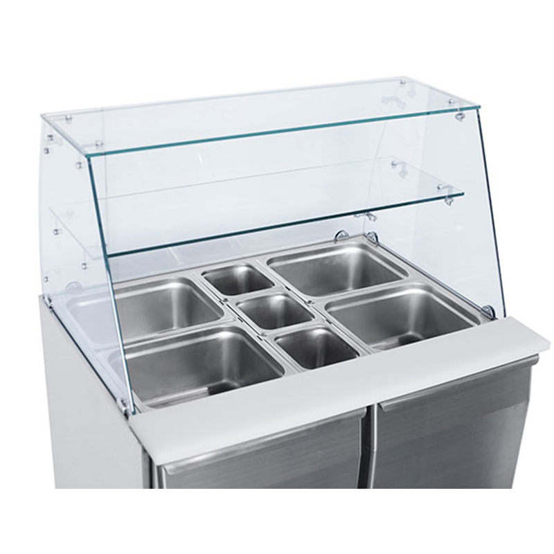 Refrigerated Salad Bar Glass Top S901 SQ-C